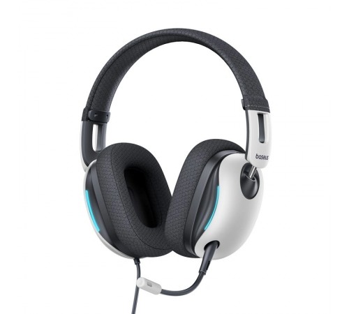 Накладні навушники Baseus OS GoPlay 1+ Max Gaming (USB-A/2m) (A00181003213-00) Moon White Накладні навушники Baseus OS GoPlay 1+ Max Gaming (USB-A/2m) (A00181003213-00) Moon White