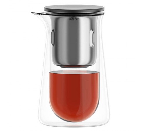 Чайник для заварювання TeaPot D-50 Press type 600ml Transparent Чайник для заварювання TeaPot D-50 Press type 600ml Transparent