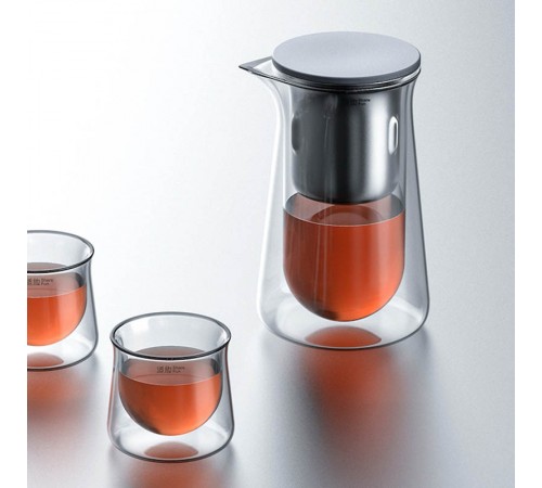 Чайник для заварювання TeaPot D-50 Press type 600ml Transparent Чайник для заварювання TeaPot D-50 Press type 600ml Transparent