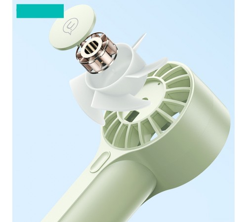 Портативний вентилятор Usams ZB288 Handheld mini fan 1200 mAh Green Портативний вентилятор Usams ZB288 Handheld mini fan 1200 mAh Green