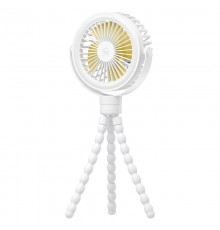 Портативний вентилятор Usams ZB289 Baby Stroller fan 2000mAh White