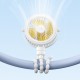 Портативний вентилятор Usams ZB289 Baby Stroller fan 2000mAh White