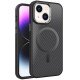 Чохол TPU+PC Carbon Mirage with MagSafe для Apple iPhone 13 / 14 (6.1") Black