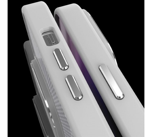 Чохол TPU+PC Carbon Mirage with MagSafe для Apple iPhone 13 / 14 (6.1") Grey