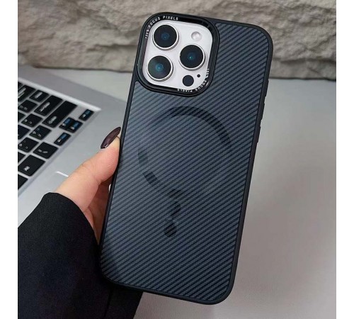 Чохол TPU+PC Carbon Mirage with MagSafe для Apple iPhone 14 Pro Max (6.7") Black Чохол TPU+PC Carbon Mirage with MagSafe для Apple iPhone 14 Pro Max (6.7") Black