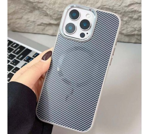 Чохол TPU+PC Carbon Mirage with MagSafe для Apple iPhone 15 Pro Max (6.7") Grey Чохол TPU+PC Carbon Mirage with MagSafe для Apple iPhone 15 Pro Max (6.7") Grey