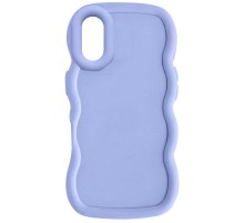 Чохол TPU Ripple для Apple iPhone X / XS (5.8") Lilac Blue