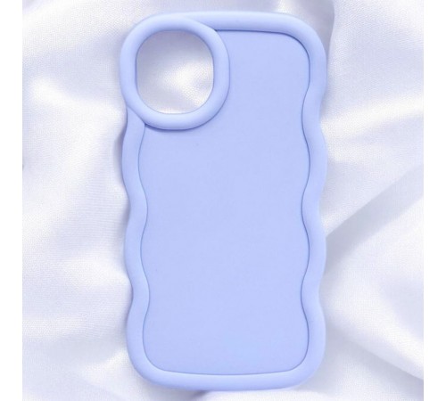 Чохол TPU Ripple для Apple iPhone 14 Plus / 15 Plus (6.7") Lilac Blue