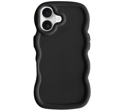 Чохол TPU Ripple для Apple iPhone 16 (6.1") Black Чохол TPU Ripple для Apple iPhone 16 (6.1") Black