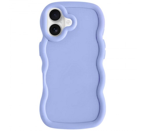 Чохол TPU Ripple для Apple iPhone 16 Plus (6.7") Lilac Blue Чохол TPU Ripple для Apple iPhone 16 Plus (6.7") Lilac Blue