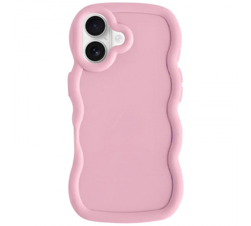 Чохол TPU Ripple для Apple iPhone 16 Plus (6.7") Pink Чохол TPU Ripple для Apple iPhone 16 Plus (6.7") Pink
