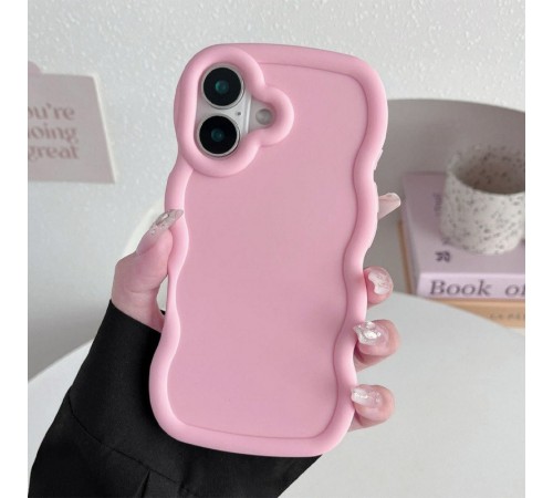 Чохол TPU Ripple для Apple iPhone 16 Plus (6.7") Pink Чохол TPU Ripple для Apple iPhone 16 Plus (6.7") Pink