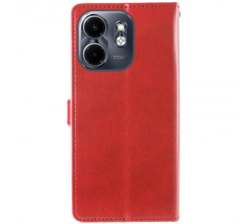 Шкіряний чохол книжка GETMAN Gallant (PU) для Infinix Smart 9 4G / Hot 50i Червоний Шкіряний чохол книжка GETMAN Gallant (PU) для Infinix Smart 9 4G / Hot 50i Червоний