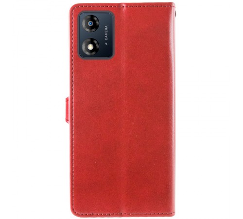 Шкіряний чохол-книжка GETMAN Gallant (PU) для Motorola Moto E13 Червоний Шкіряний чохол-книжка GETMAN Gallant (PU) для Motorola Moto E13 Червоний