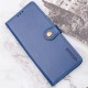 Шкіряний чохол-книжка GETMAN Gallant (PU) для Motorola Moto E13 Синій