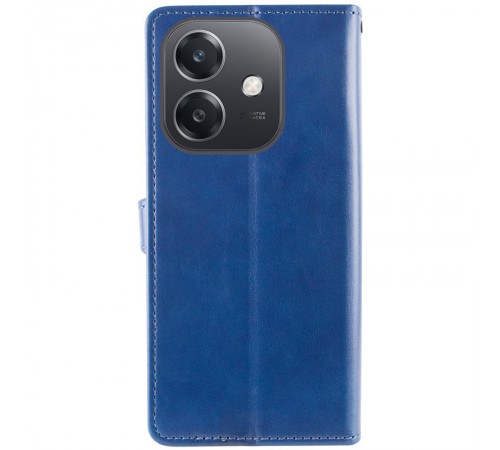 Шкіряний чохол-книжка GETMAN Gallant (PU) для Oppo A3 4G / A3x 4G/ A40m Синій Шкіряний чохол-книжка GETMAN Gallant (PU) для Oppo A3 4G / A3x 4G/ A40m Синій