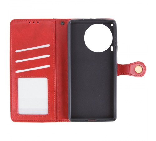 Шкіряний чохол-книжка GETMAN Gallant (PU) для TECNO Camon 30 (CL6) Червоний Шкіряний чохол-книжка GETMAN Gallant (PU) для TECNO Camon 30 (CL6) Червоний