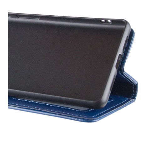 Шкіряний чохол-книжка GETMAN Gallant (PU) для TECNO Camon 30 (CL6) Синій Шкіряний чохол-книжка GETMAN Gallant (PU) для TECNO Camon 30 (CL6) Синій
