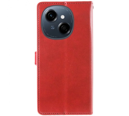 Шкіряний чохол-книжка GETMAN Gallant (PU) для TECNO Spark Go 1 (KL4) Червоний Шкіряний чохол-книжка GETMAN Gallant (PU) для TECNO Spark Go 1 (KL4) Червоний