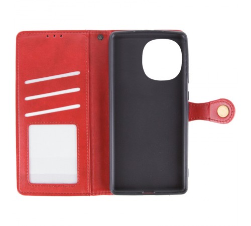 Шкіряний чохол-книжка GETMAN Gallant (PU) для TECNO Spark Go 1 (KL4) Червоний Шкіряний чохол-книжка GETMAN Gallant (PU) для TECNO Spark Go 1 (KL4) Червоний