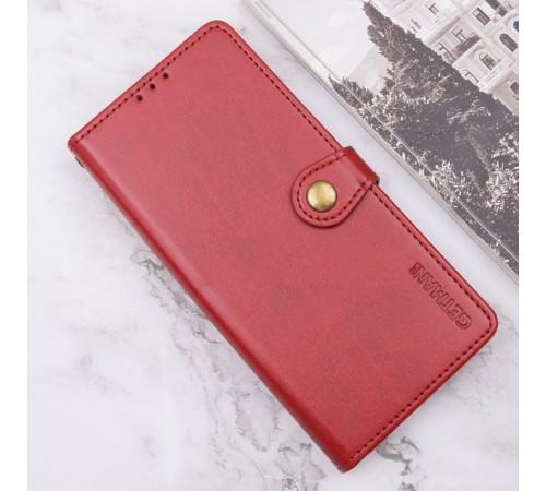Шкіряний чохол-книжка GETMAN Gallant (PU) для Xiaomi Redmi Note 14 Pro 5G / 14 Pro+ Червоний Шкіряний чохол-книжка GETMAN Gallant (PU) для Xiaomi Redmi Note 14 Pro 5G / 14 Pro+ Червоний