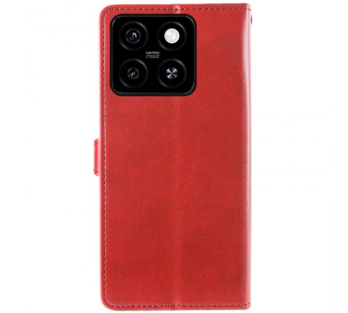 Шкіряний чохол-книжка GETMAN Gallant (PU) для ZTE Blade A55 4G Червоний Шкіряний чохол-книжка GETMAN Gallant (PU) для ZTE Blade A55 4G Червоний
