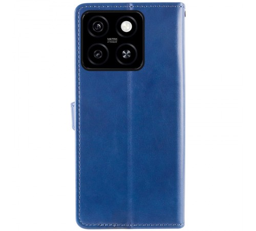 Шкіряний чохол-книжка GETMAN Gallant (PU) для ZTE Blade A55 4G Синій Шкіряний чохол-книжка GETMAN Gallant (PU) для ZTE Blade A55 4G Синій