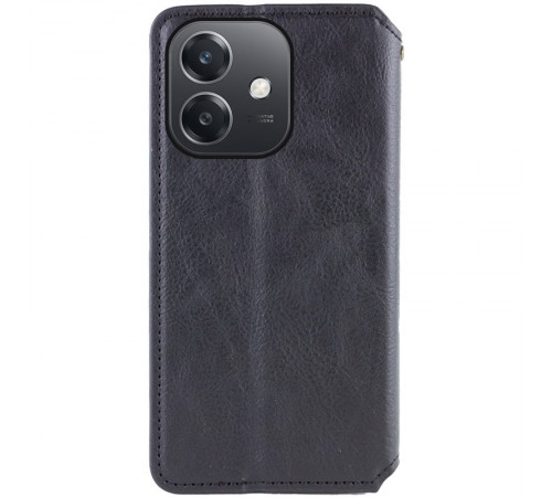 Шкіряний чохол-книжка GETMAN Cubic (PU) для Oppo A3 4G / A3x 4G/ A40m Чорний Шкіряний чохол-книжка GETMAN Cubic (PU) для Oppo A3 4G / A3x 4G/ A40m Чорний