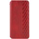 Шкіряний чохол-книжка GETMAN Cubic (PU) для Oppo A3 4G / A3x 4G/ A40m Червоний