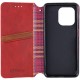 Шкіряний чохол-книжка GETMAN Cubic (PU) для Oppo A3 4G / A3x 4G/ A40m Червоний