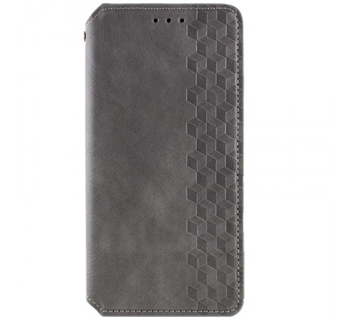 Шкіряний чохол-книжка GETMAN Cubic (PU) для Oppo A3 4G / A3x 4G/ A40m Сірий Шкіряний чохол-книжка GETMAN Cubic (PU) для Oppo A3 4G / A3x 4G/ A40m Сірий
