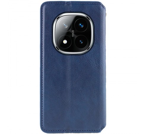 Шкіряний чохол-книжка GETMAN Cubic (PU) для Xiaomi Redmi Note 14 Pro 5G / 14 Pro+ Синій Шкіряний чохол-книжка GETMAN Cubic (PU) для Xiaomi Redmi Note 14 Pro 5G / 14 Pro+ Синій