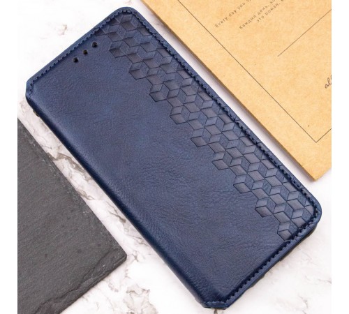 Шкіряний чохол-книжка GETMAN Cubic (PU) для Xiaomi Redmi Note 14 Pro 5G / 14 Pro+ Синій Шкіряний чохол-книжка GETMAN Cubic (PU) для Xiaomi Redmi Note 14 Pro 5G / 14 Pro+ Синій