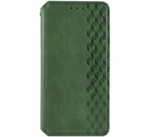 Шкіряний чохол-книжка GETMAN Cubic (PU) для Xiaomi Redmi Note 14 Pro 5G / 14 Pro+ Зелений Шкіряний чохол-книжка GETMAN Cubic (PU) для Xiaomi Redmi Note 14 Pro 5G / 14 Pro+ Зелений