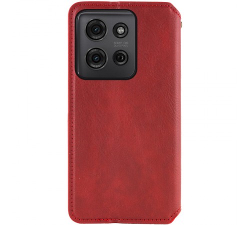 Шкіряний чохол-книжка GETMAN Cubic (PU) для ZTE Blade A55 4G Червоний Шкіряний чохол-книжка GETMAN Cubic (PU) для ZTE Blade A55 4G Червоний