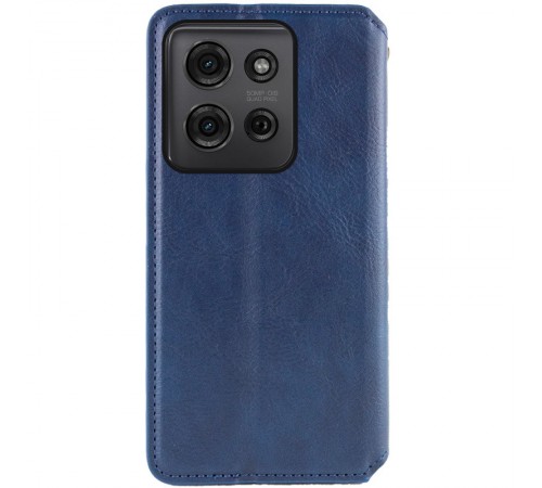 Шкіряний чохол-книжка GETMAN Cubic (PU) для ZTE Blade A55 4G Синій Шкіряний чохол-книжка GETMAN Cubic (PU) для ZTE Blade A55 4G Синій
