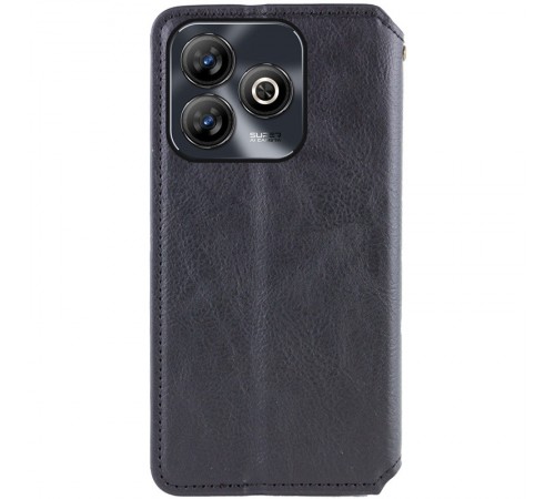 Шкіряний чохол-книжка GETMAN Cubic (PU) для ZTE Blade A75 4G Чорний Шкіряний чохол-книжка GETMAN Cubic (PU) для ZTE Blade A75 4G Чорний