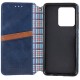 Шкіряний чохол-книжка GETMAN Cubic (PU) для ZTE Blade A75 4G Синій
