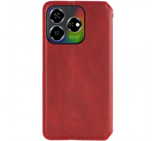 Шкіряний чохол-книжка GETMAN Cubic (PU) для ZTE Nubia V60 Червоний Шкіряний чохол-книжка GETMAN Cubic (PU) для ZTE Nubia V60 Червоний