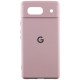 Чохол Silicone Cover Lakshmi Full Camera (AA) with logo для Google Pixel 7 Рожевий / Pink Sand