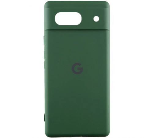 Чохол Silicone Cover Lakshmi Full Camera (AA) with logo для Google Pixel 7 Зелений / Dark green Чохол Silicone Cover Lakshmi Full Camera (AA) with logo для Google Pixel 7 Зелений / Dark green