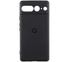 Чохол Silicone Cover Lakshmi Full Camera (AA) with logo для Google Pixel 7 Pro Чорний / Black