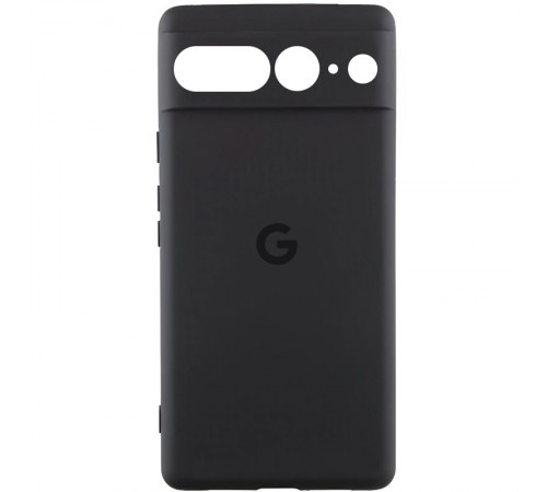 Чохол Silicone Cover Lakshmi Full Camera (AA) with logo для Google Pixel 7 Pro Чорний / Black Чохол Silicone Cover Lakshmi Full Camera (AA) with logo для Google Pixel 7 Pro Чорний / Black