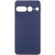 Чохол Silicone Cover Lakshmi Full Camera (AA) with logo для Google Pixel 7 Pro Синій / Midnight blue
