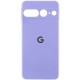 Чохол Silicone Cover Lakshmi Full Camera (AA) with logo для Google Pixel 7 Pro Бузковий / Dasheen