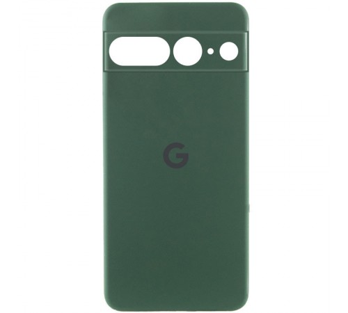 Чохол Silicone Cover Lakshmi Full Camera (AA) with logo для Google Pixel 7 Pro Зелений / Dark green Чохол Silicone Cover Lakshmi Full Camera (AA) with logo для Google Pixel 7 Pro Зелений / Dark green
