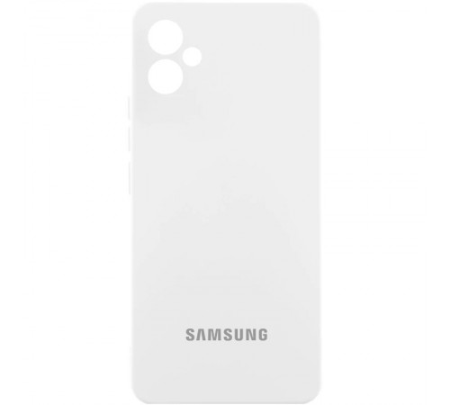 Чохол Silicone Cover Lakshmi Full Camera (AA) with logo для Samsung Galaxy A05 Білий / White Чохол Silicone Cover Lakshmi Full Camera (AA) with logo для Samsung Galaxy A05 Білий / White