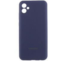 Чохол Silicone Cover Lakshmi Full Camera (AA) with logo для Samsung Galaxy A05 Синій / Midnight blue