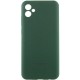 Чохол Silicone Cover Lakshmi Full Camera (AA) with logo для Samsung Galaxy A06 Зелений / Dark green
