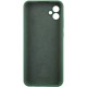 Чохол Silicone Cover Lakshmi Full Camera (AA) with logo для Samsung Galaxy A06 Зелений / Dark green